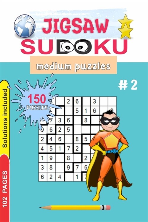 Jigsaw Sudoku - medium, vol. 2 (Paperback)