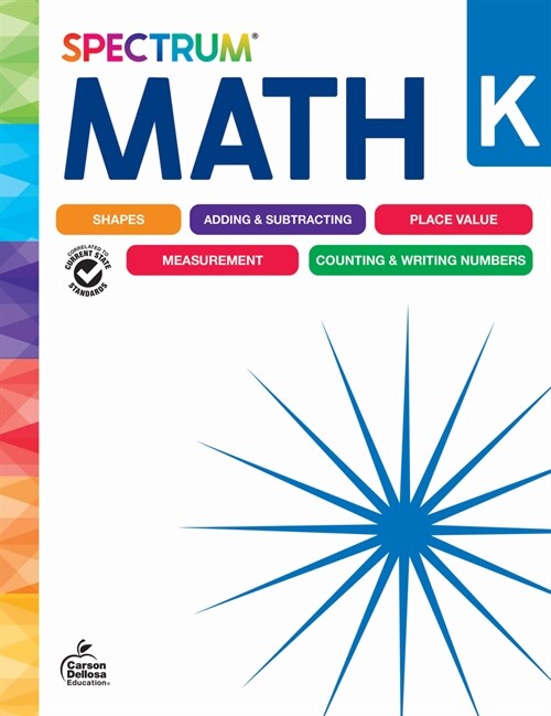 Spectrum Math Workbook, Grade K (Paperback)