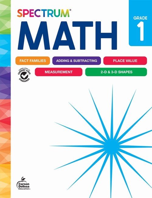 Spectrum Math Workbook, Grade 1 (Paperback)