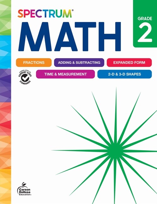 Spectrum Math Workbook, Grade 2 (Paperback)