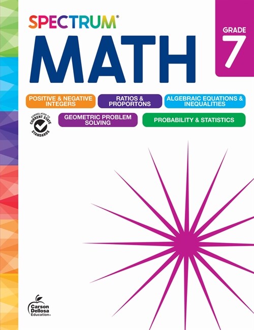 Spectrum Math Workbook, Grade 7 (Paperback)