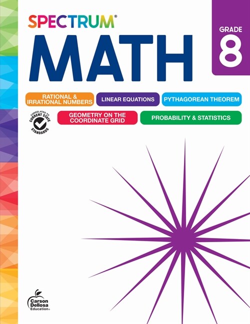 Spectrum Math Workbook, Grade 8 (Paperback)
