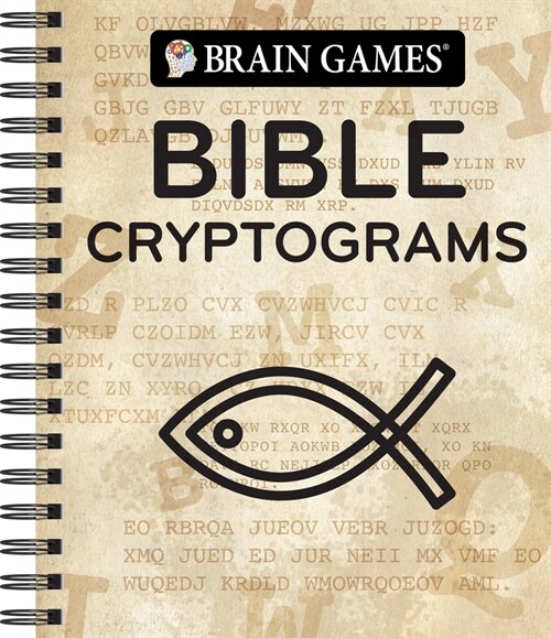 Brain Games - Bible Cryptograms (Spiral)