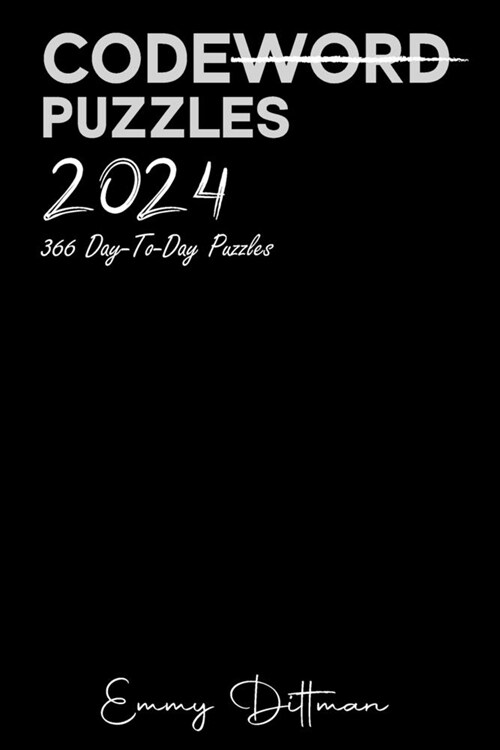 Codeword Puzzles 2024: 366 Day-To-Day Puzzles (Paperback)