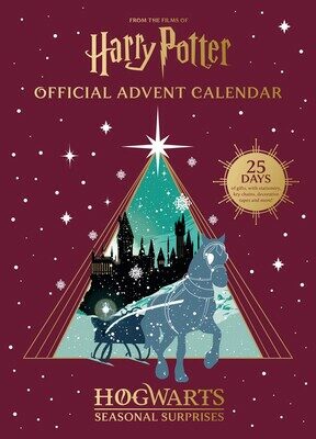 Harry Potter Official Advent Calendar Hogwarts Seasonal Surprises: 25 Days of Gifts, with Stationery, Key Chains, Washi Tapes and More! (Hardcover)
