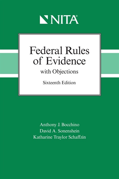 Federal Rules of Evidence with Objections (Spiral, 16)