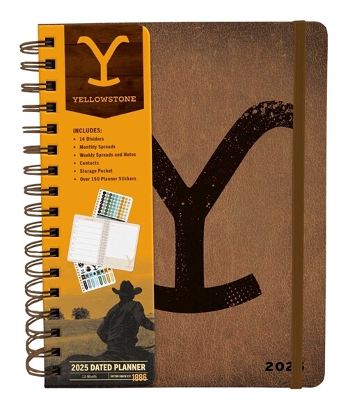 2025 Yellowstone: The Dutton Ranch 13-Month Weekly Planner (Hardcover)