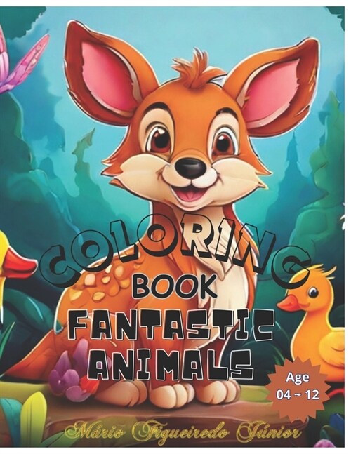 Fantastic Animals: Coloring Book (Paperback)
