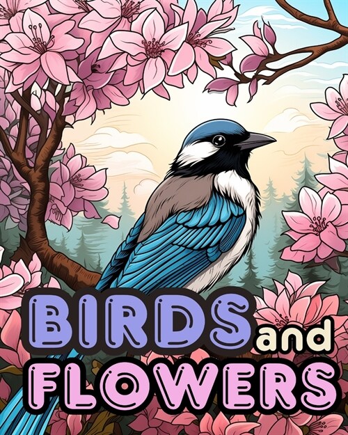 Birds and Flowers Coloring Book vol. 2: Relaxing Designs to Color for Stress Relief For Ladies and Gentlemen (Paperback)