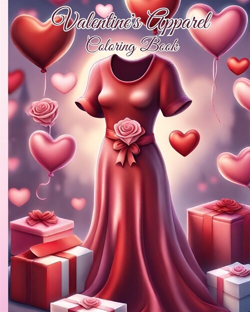 Valentines Apparel Coloring Book: Sweet Valentine Coloring Pages For Couples, Fashioned Valentines Day Book (Paperback)