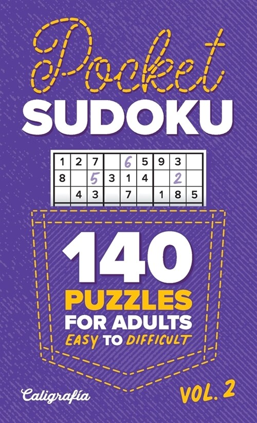 Pocket Sudoku: 140 Puzzles for Adults - Vol 2 (Paperback)