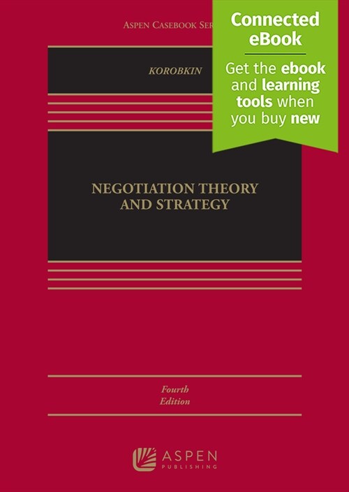 Negotiation Theory and Strategy: [Connected Ebook] (Hardcover, 4)
