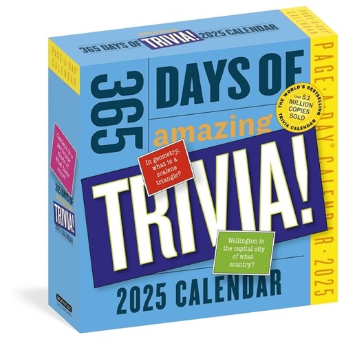 365 Days of Amazing Trivia Page-A-Day(r) Calendar 2025: The Worlds Bestselling Trivia Calendar (Daily)