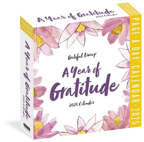 A Year of Gratitude Page-A-Day(r) Calendar 2025 (Daily)