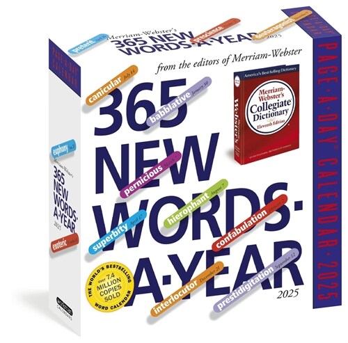365 New Words-A-Year Page-A-Day Calendar 2025: From the Editors of Merriam-Webster (Daily)