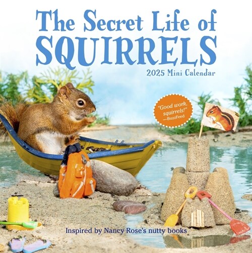 The Secret Life of Squirrels Mini Wall Calendar 2025 (Mini)