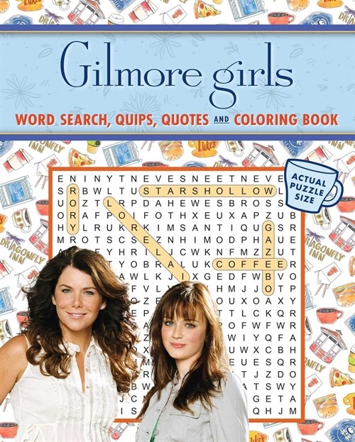 Gilmore Girls Word Search, Quips, Quotes, and Coloring Book (Paperback)