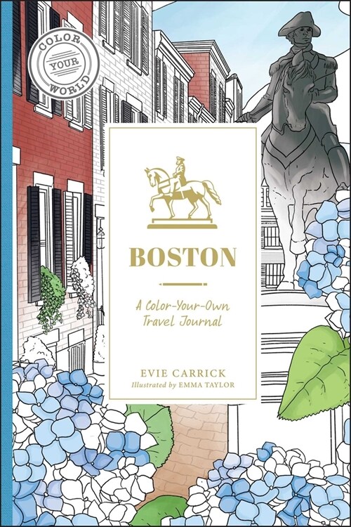 Boston: A Color-Your-Own Travel Journal (Hardcover)