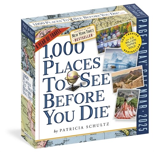 1,000 Places to See Before You Die Page-A-Day(r) Calendar 2025: A Year of Travel (Daily)