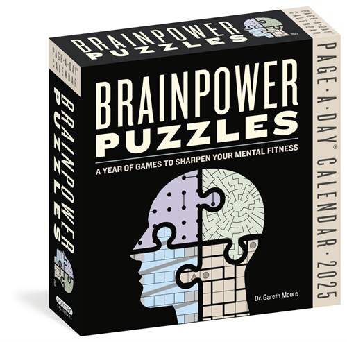 Brainpower Puzzles Page-A-Day(r) Calendar 2025: A Year of Games to Sharpen Your Mental Fitness (Daily)