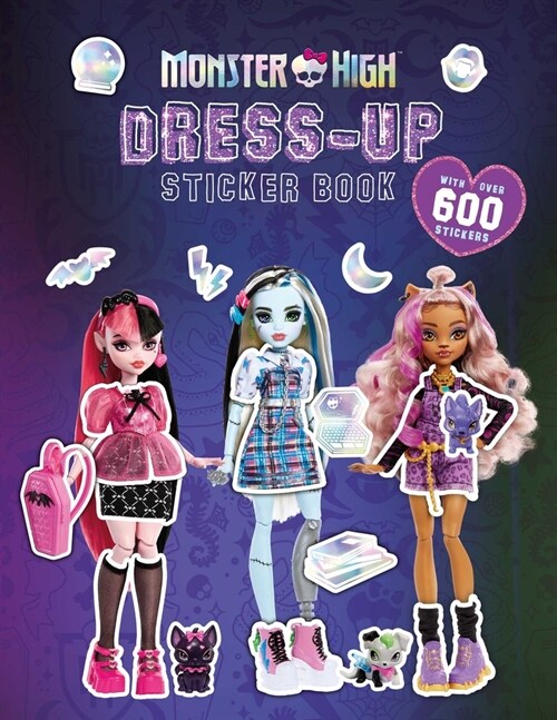Monster High: Dress-Up Sticker Book (Paperback)
