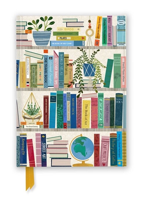 Georgia Breeze: Bookshelves (Foiled Journal) (Notebook / Blank book)