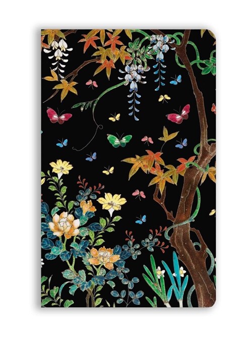 Ashmolean Museum: Cloisonne Casket with Flowers and Butterflies (Soft Touch Journal) (Notebook / Blank book)