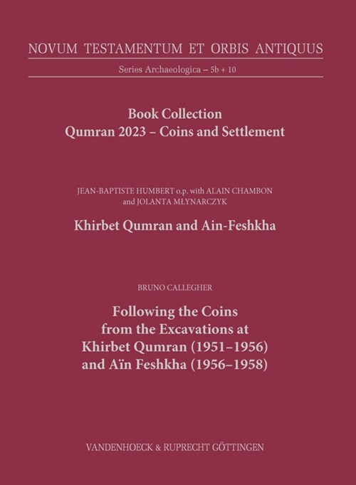 Buchpaket Qumran 2023 - Coins and Settlement (Hardcover)