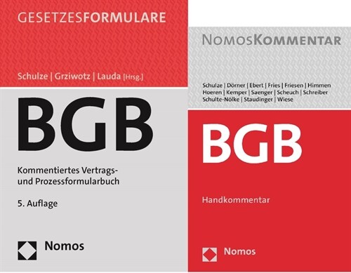 Bgb Paket 2024: Kommentiertes Vertrags- Und Prozessformularbuch + Handkommentar (Hardcover)