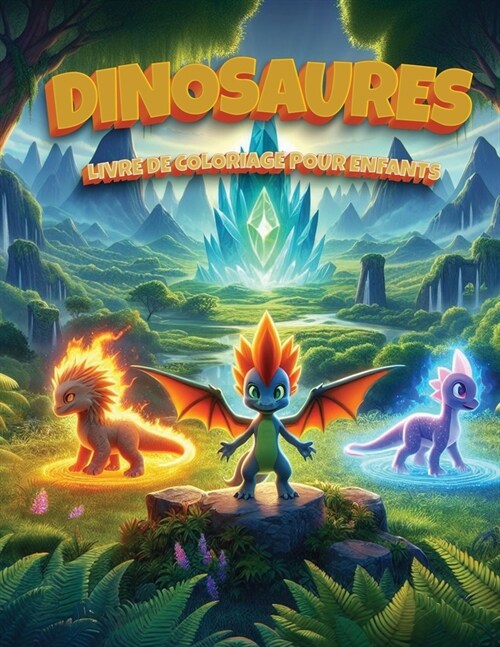 Dinosaures - Livre de coloriage pour enfants: Designs de dinosaures pour gar?ns et filles (Paperback)