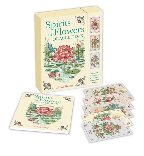 Spirits in Flowers Oracle Deck : Includes 52 Cards and a 128-Page Illustrated Book (Multiple-component retail product, part(s) enclose)