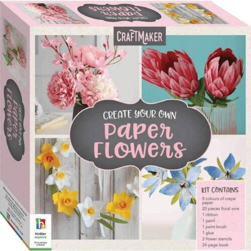 CraftMaker Create Your Own Paper Flowers Kit (Kit)