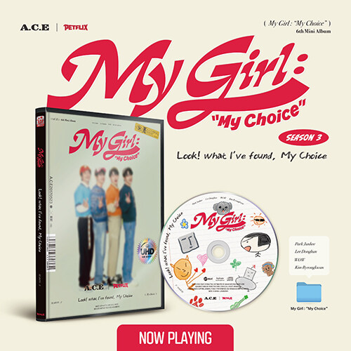 [중고] 에이스 - 미니 6집 My Girl : “My Choice” (My Girl Season 3 : Look! what Ive found, My Choice)