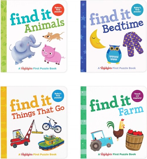 Find It Board Books Set of 4 (Trade-only Material)