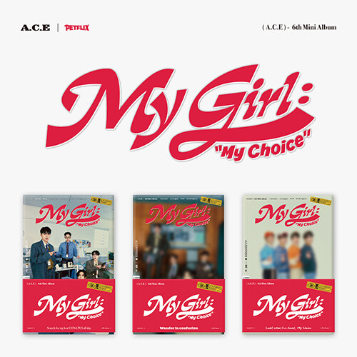 [SET] 에이스 - 미니 6집 My Girl : “My Choice” (POCA ALBUM)[버전 3종 세트]