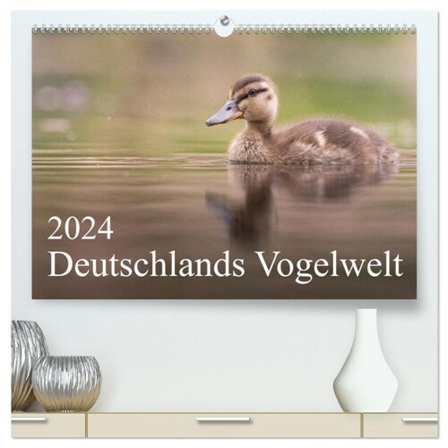 Deutschlands Vogelwelt (hochwertiger Premium Wandkalender 2024 DIN A2 quer), Kunstdruck in Hochglanz (Calendar)