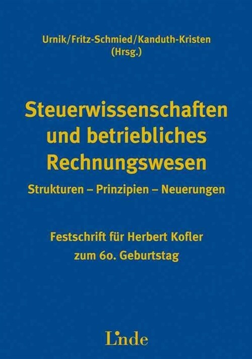 Steuerwissenschaften und betriebliches Rechnungswesen (Hardcover)