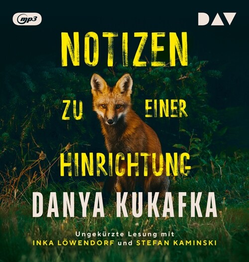 Notizen zu einer Hinrichtung, 1 Audio-CD, 1 MP3 (CD-Audio)