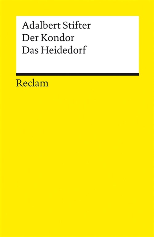 Der Kondor · Das Heidedorf (Paperback)