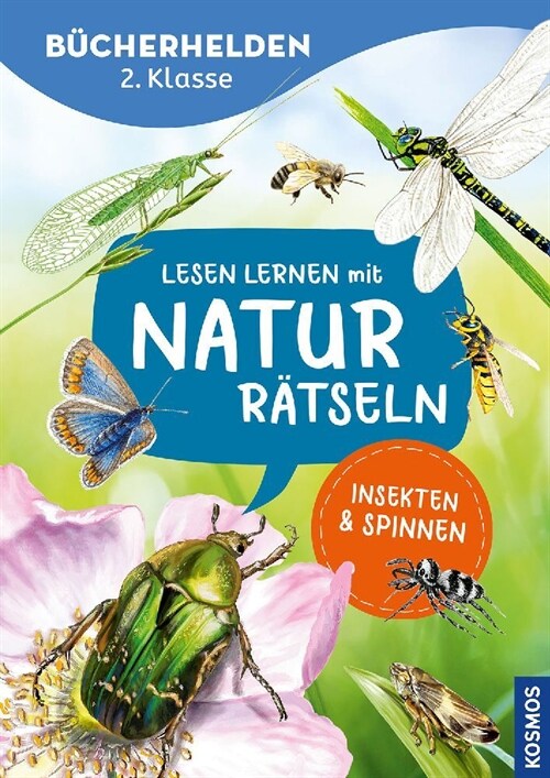 Lesen lernen mit Naturratseln, Bucherhelden 2. Klasse, Insekten & Spinnen (Paperback)