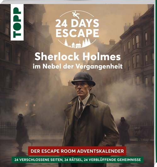 24 DAYS ESCAPE - Der Escape Room Adventskalender: Sherlock Holmes im Nebel der Vergangenheit (Paperback)