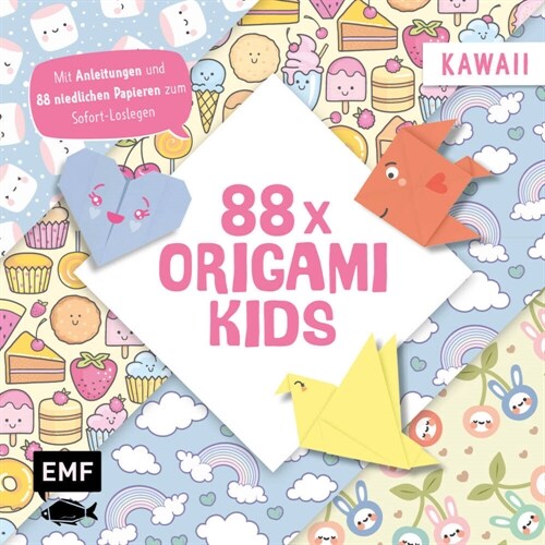 88 x Origami Kids - Kawaii (Paperback)