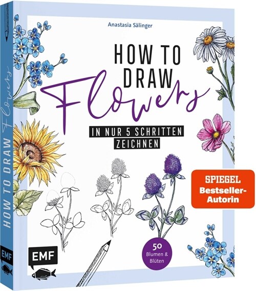 How to Draw Flowers (Paperback)