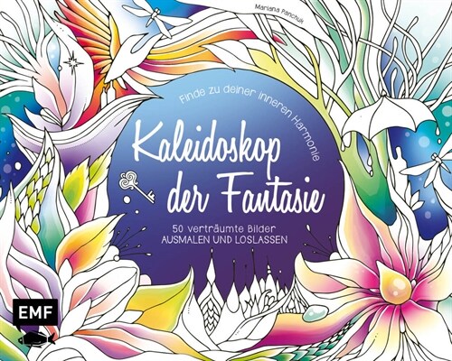 Ausmalbuch: Kaleidoskop der Fantasie (Paperback)