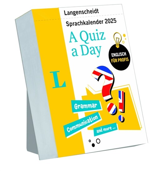Langenscheidt Sprachkalender Englisch A Quiz a Day 2025 (Paperback)