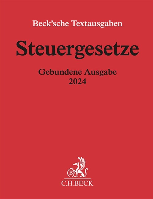 Steuergesetze Gebundene Ausgabe 2024 (Hardcover)