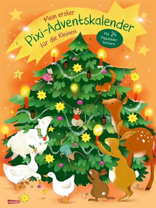 Mein erster Pixi-Adventskalender fur die Kleinen - mit 24 Pappbilderbuchern - 2024 (Paperback)