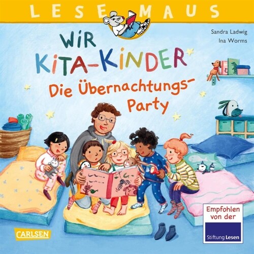 LESEMAUS 166: Wir KiTa-Kinder - Die Ubernachtungs-Party (Paperback)