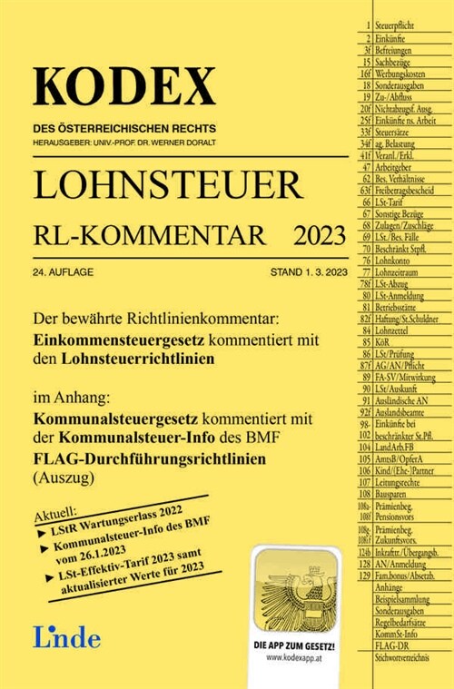 KODEX Lohnsteuer Richtlinien-Kommentar 2023 (Paperback)