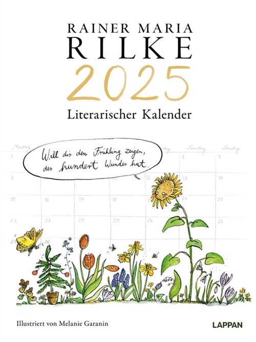 Rilke-Kalender 2025  - Wandkalender (Calendar)